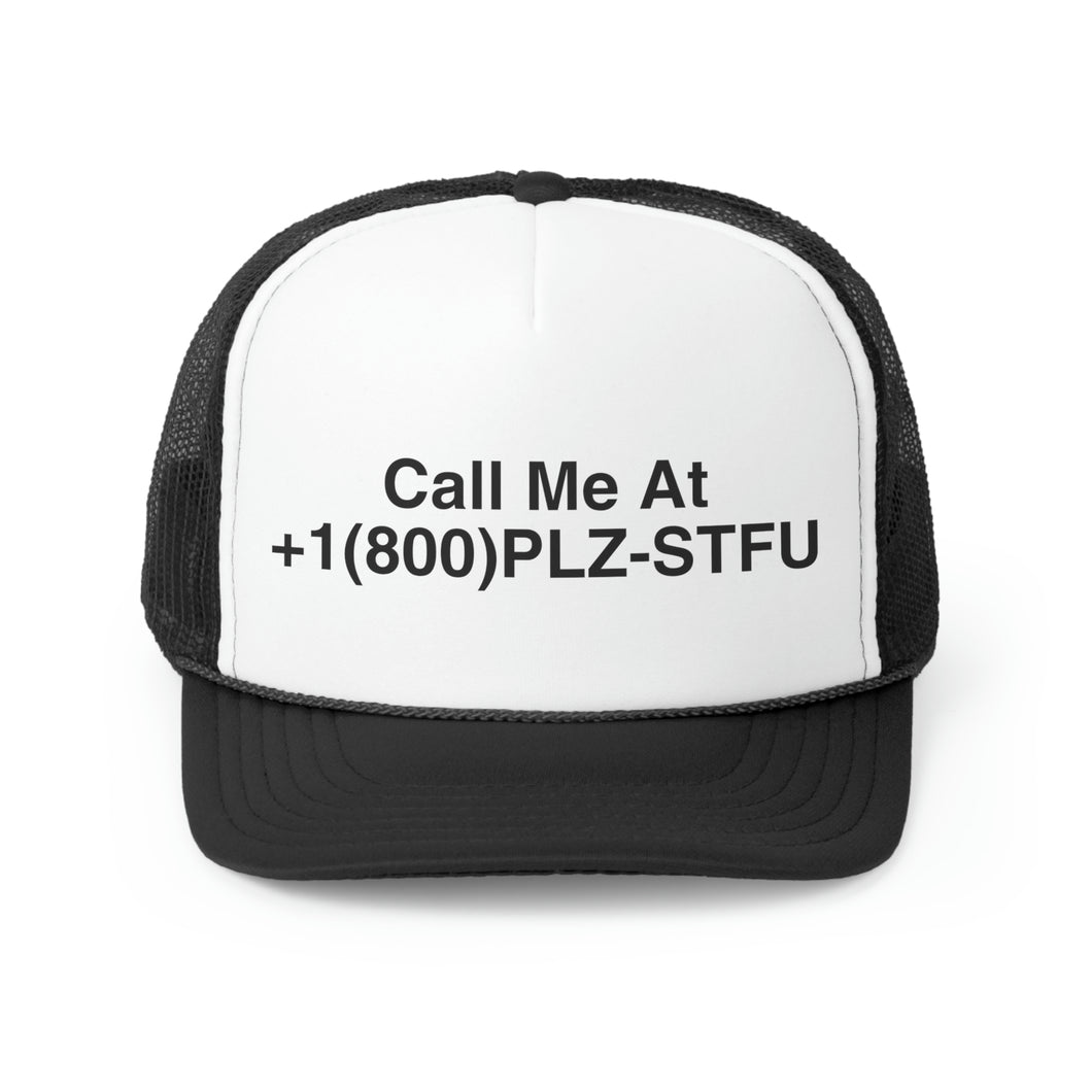 Plz Stfu Phone Trucker Hats